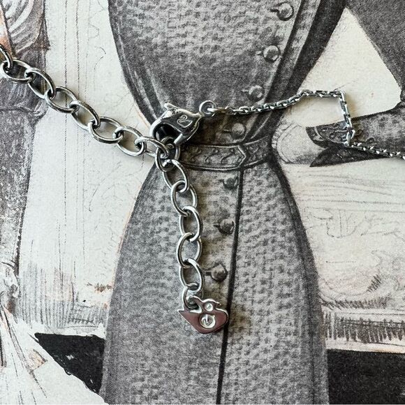 Swarovski Silver Cross Pendant Necklace - Picture 5 of 5